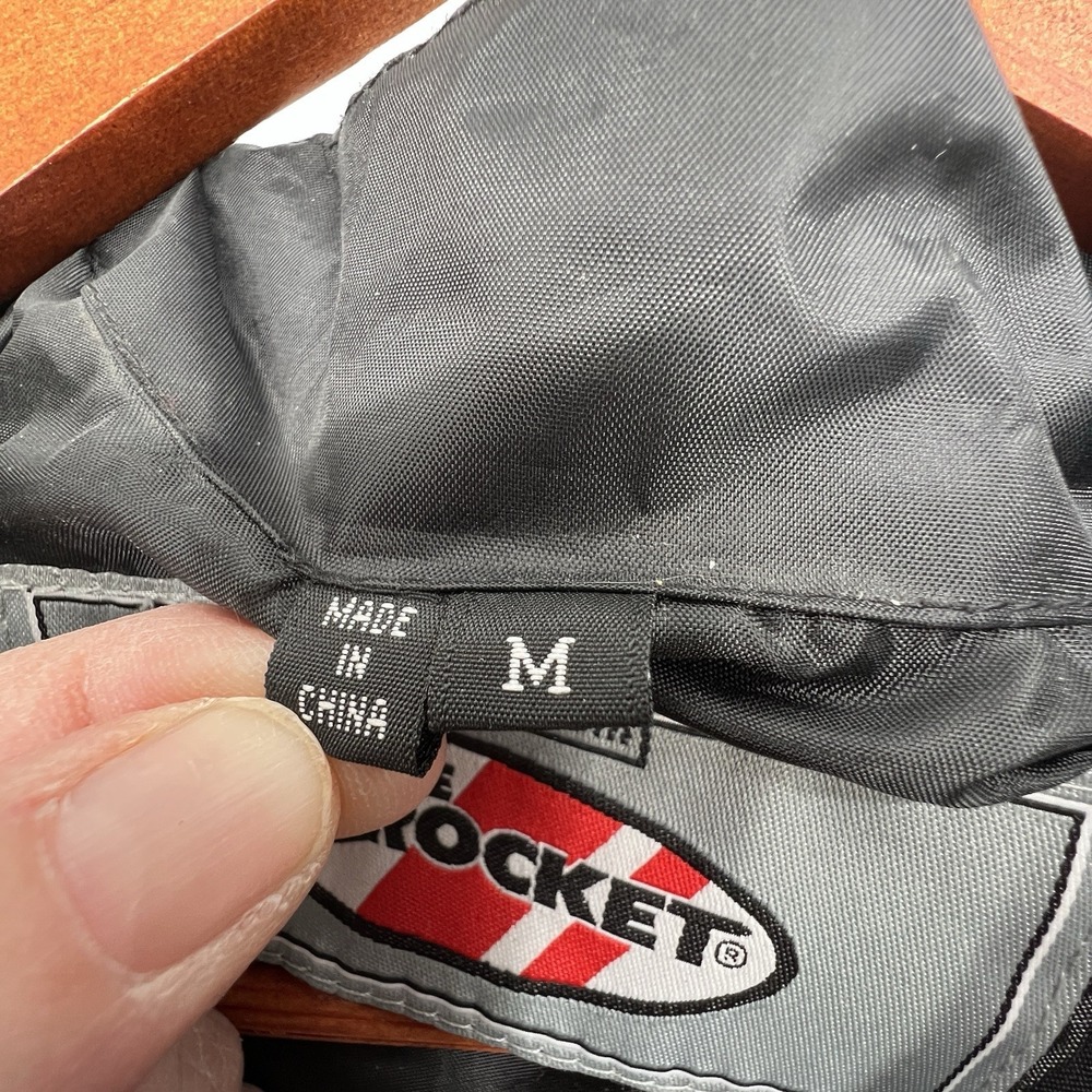 Women's Joe Rocket Motorcycle Jacket Lined Size Medium Black Gray - Picture 8 of 16